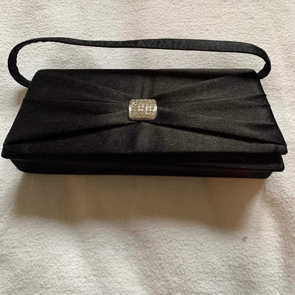Black evening bag